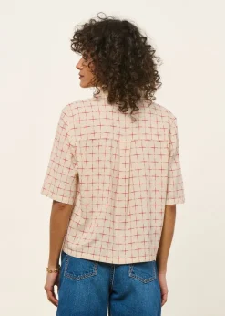 Chemise manches courtes en coton bio | beige 