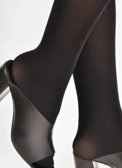 Collants 60 deniers en recyclé | noir 