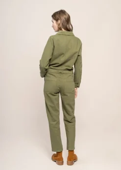 Combinaison en coton bio | verte 