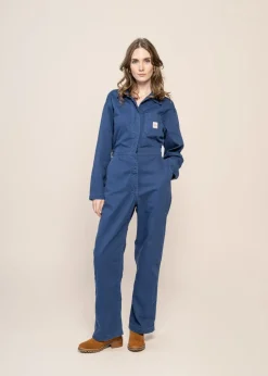 Combinaison worker en coton bio | bleu 