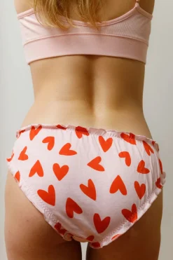 Culotte bloomer en coton bio | rose 
