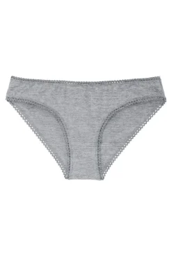 Culotte coton bio | gris chiné