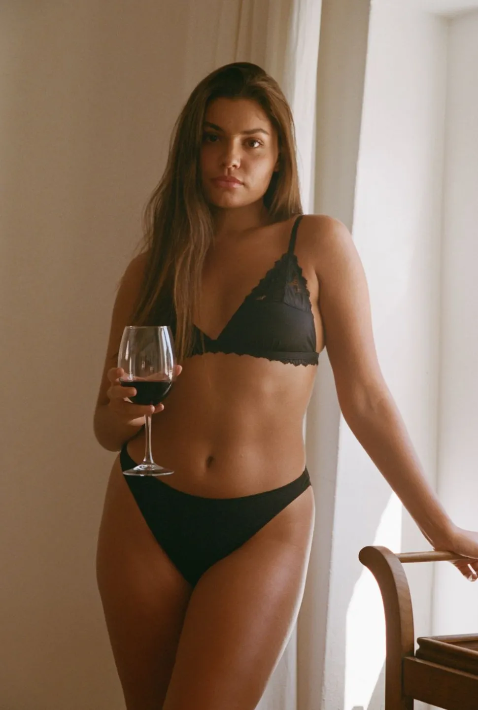 Culotte en matières recyclées | noir "luna panty black"