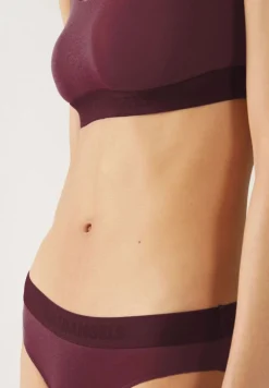 Culotte en modal | bordeaux "trinaa brief - cranberry juice"
