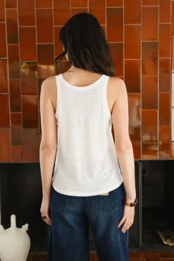 Débardeur en lin upcyclé | écru