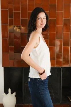 Débardeur en lin upcyclé | écru