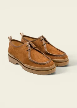 Derbies en cuir sans chrome certifié | marron
