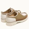 Derbies made in france en cuir certifié | "bastille cord marron, kaki, ecru"