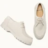 Derbies made in france en cuir certifié | écru "padror frost"