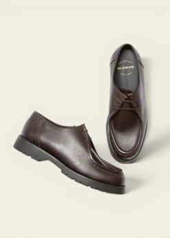 Derbies made in france en cuir certifié | marron
