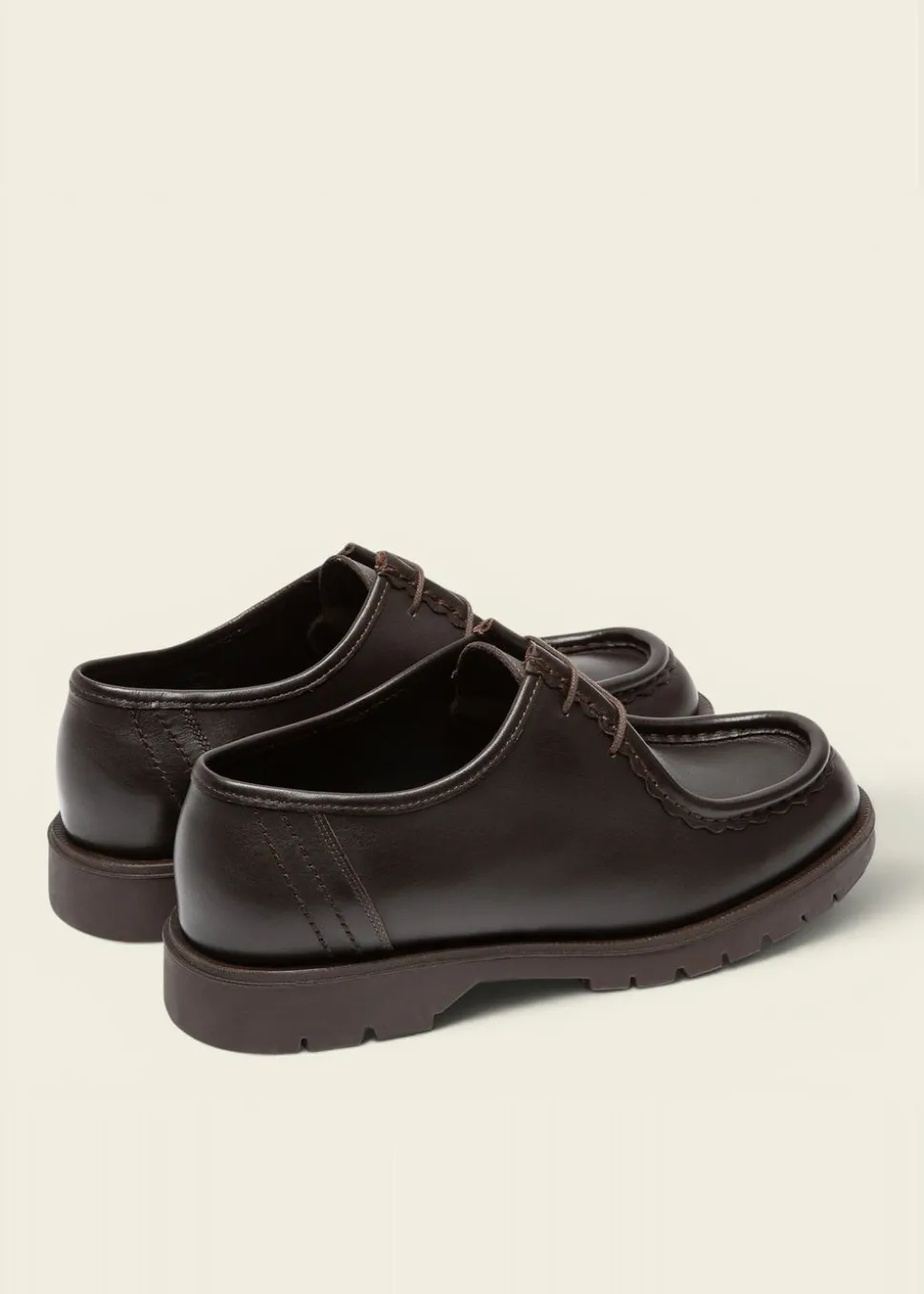Derbies made in france en cuir certifié | marron "padror marron"