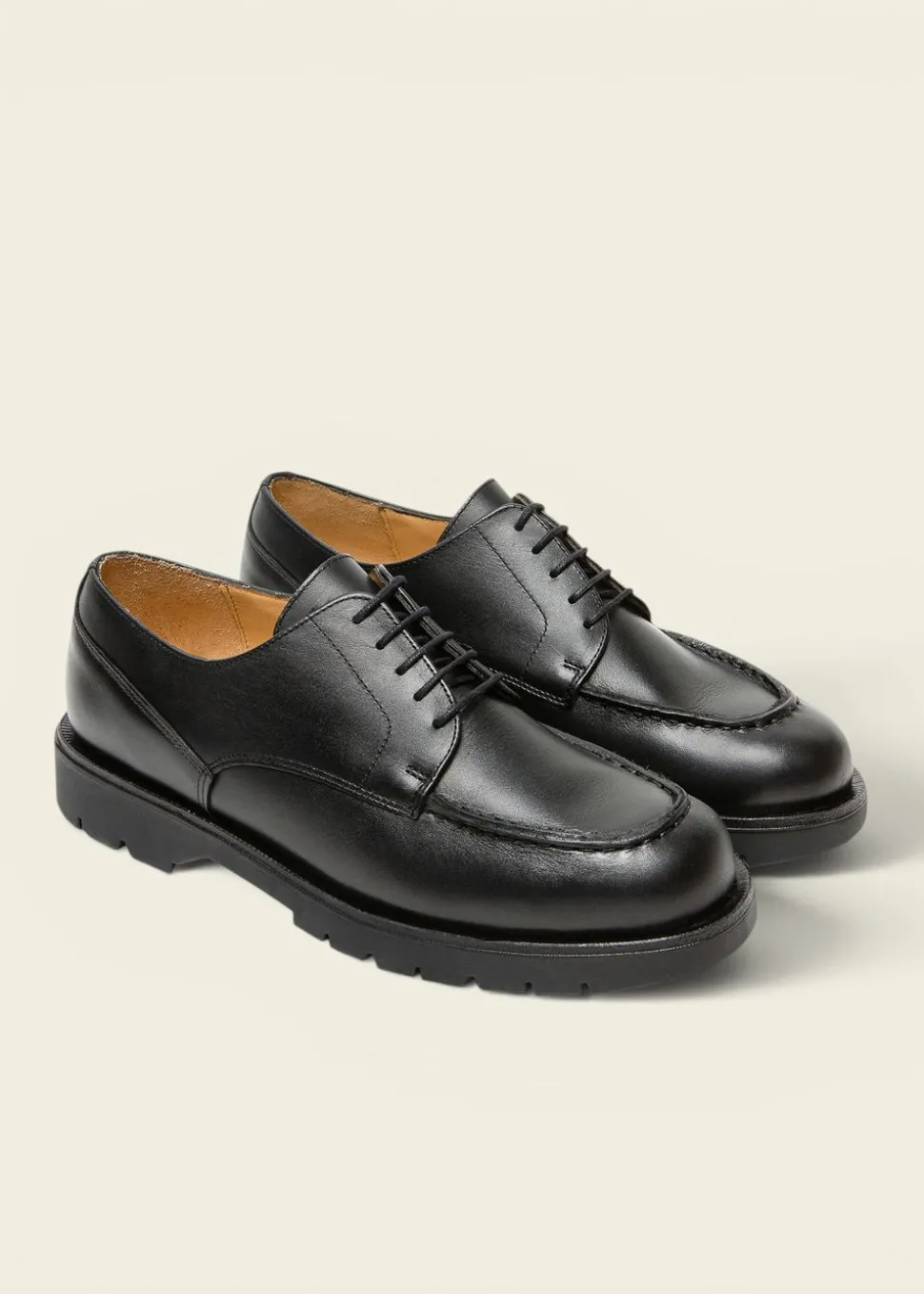 Derbies made in france en cuir certifié | noir "frodan noir"