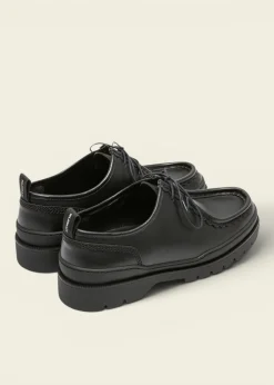 Derbies made in france en cuir certifié | noir "major noir"