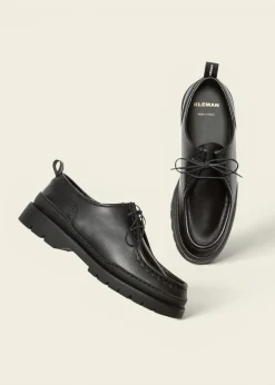 Derbies made in france en cuir certifié | noir