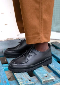 Derbies made in france en cuir certifié | noir