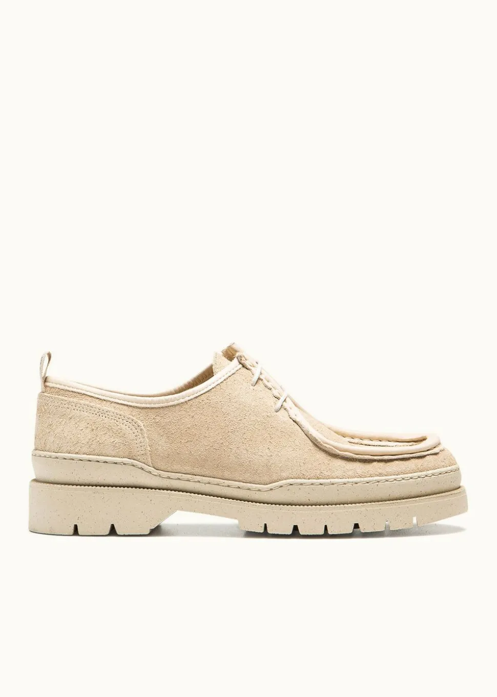 Derbies made in france en cuir velours certifié | beige "major vp oak 2"