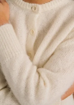 Gilet en mohair certifié | écru 