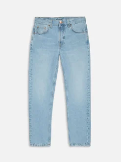Jean droit en coton bio | bleu "gritty jackson blue treasure"