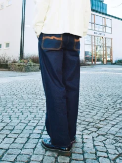 Jean droit en coton bio | brut "tuff tony pants painter denim - khaki or canvas"