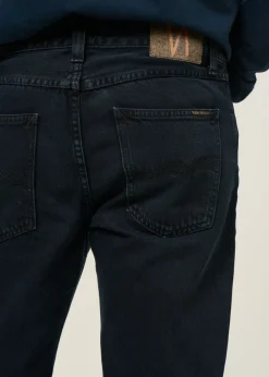 Jean droit en coton bio | noir 