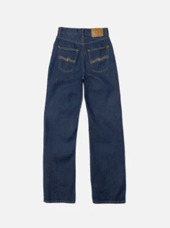 Jean droit large en coton bio | bleu brut "clean eileen classic blue"