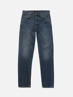 Jean fuselé en coton bio | bleu "steady eddie ii savage blue"