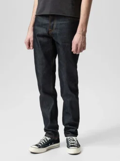 Jean fuselé en coton bio | brut "steady eddie ii dry heavy"
