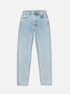 Jean mom en coton bio | bleu clair 