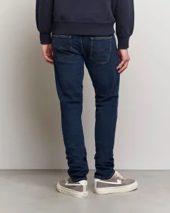 Jean slim en coton bio - bleu foncé "lean dean new ink"