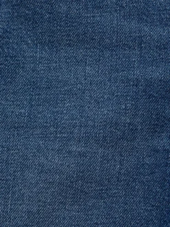 Jean slim en coton bio | bleu 