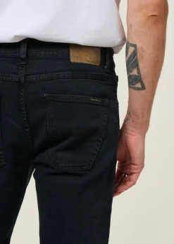 Jean slim en coton bio | noir "lean dean black skies"