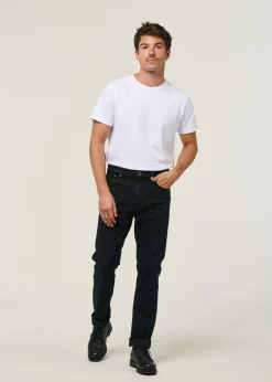 Jean slim en coton bio | noir 