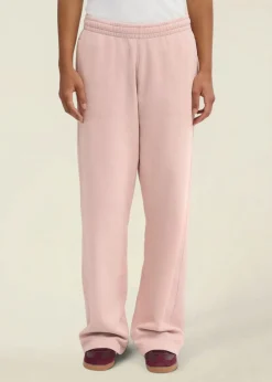 Jogging ample en coton bio | rose 