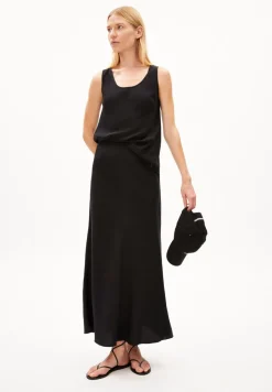 Jupe longue en tencel | noir 