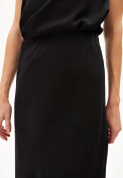 Jupe longue en tencel | noir 