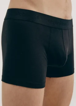 Pack 3 boxers en coton bio | noir "core boxers 3-pack black"