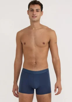 Pack de 6 boxers en coton bio | bleu 