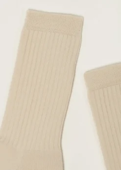 Pack de 3 paires de chaussettes en coton bio | ecru
