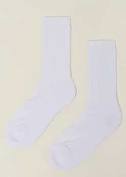 Pack de 3 paires de chaussettes en coton bio | blanc