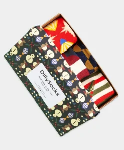 Pack 3 paires chaussettes en coton bio | multicolore "best time of the year"
