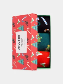 Pack 3 paires de chaussettes en coton bio | multicolore "xmas essentials - multicolor"