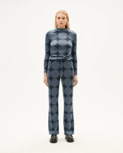 Pantalon ample en ecovero | bleu 