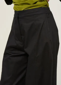 Pantalon ballon en coton bio | noir "yauri - black"