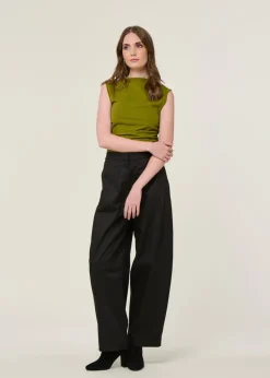 Pantalon ballon en coton bio | noir 