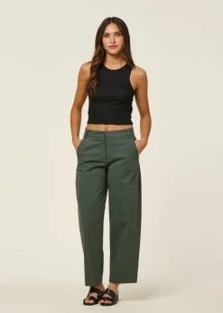 Pantalon ballon en coton bio | vert 