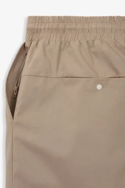 Pantalon droit en coton bio | taupe "smart pants cotton"