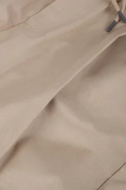 Pantalon droit en coton bio | taupe 