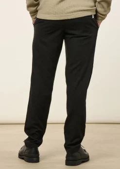 Pantalon droit en lyocell et lin bio | noir 