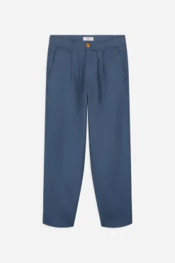 Pantalon droit en tencel | bleu "swing cobalt blue"