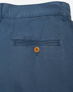 Pantalon droit en tencel | bleu 